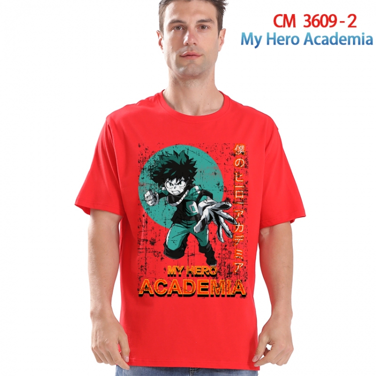 My Hero Academia Printed short-sleeved cotton T-shirt from S to 4XL  3609-2
