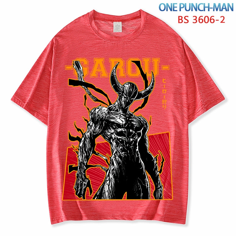 One Punch Man ice silk cotton loose and comfortable T-shirt from XS to 5XL BS-3606-2