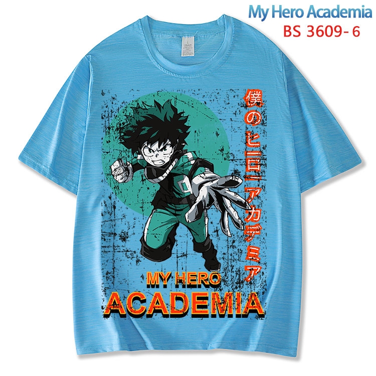 My Hero Academia ice silk cotton loose and comfortable T-shirt from XS to 5XL  BS-3609-6