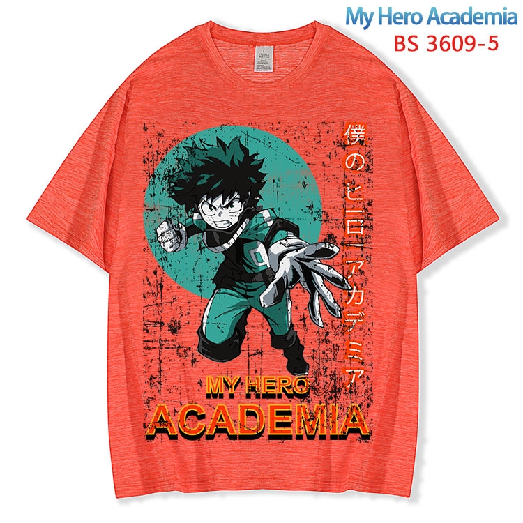 My Hero Academia ice silk cotton loose and comfortable T-shirt from XS to 5XL BS-3609-5