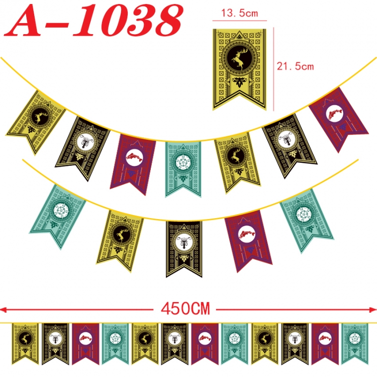 Game of Thrones Anime Halloween Christmas Flag String 450cm A-1038