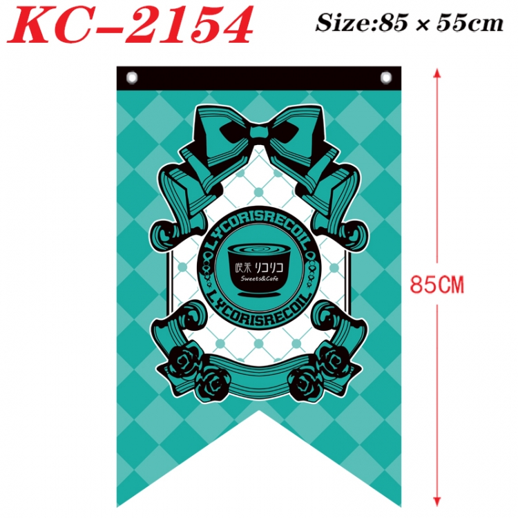 Lycoris Recoil Anime Split Flag bnner Prop 85x55cm KC-2154