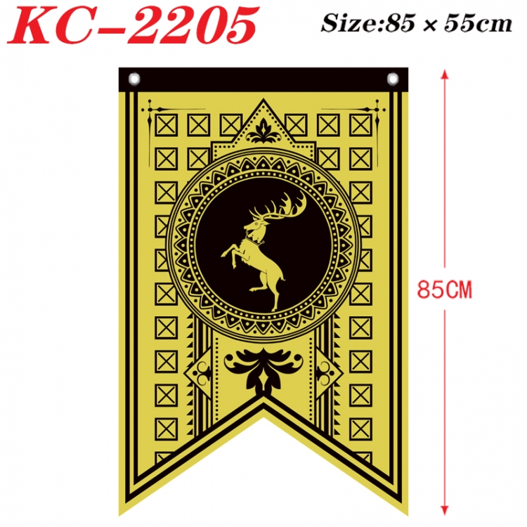 Game of Thrones Anime Split Flag bnner Prop 85x55cm KC-2205