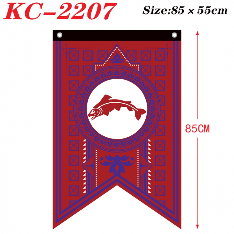 Game of Thrones Anime Split Flag bnner Prop 85x55cm KC-2207