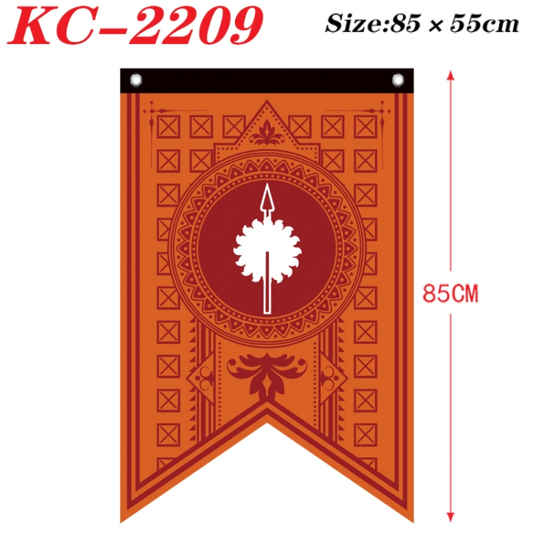 Game of Thrones Anime Split Flag bnner Prop 85x55cm KC-2209