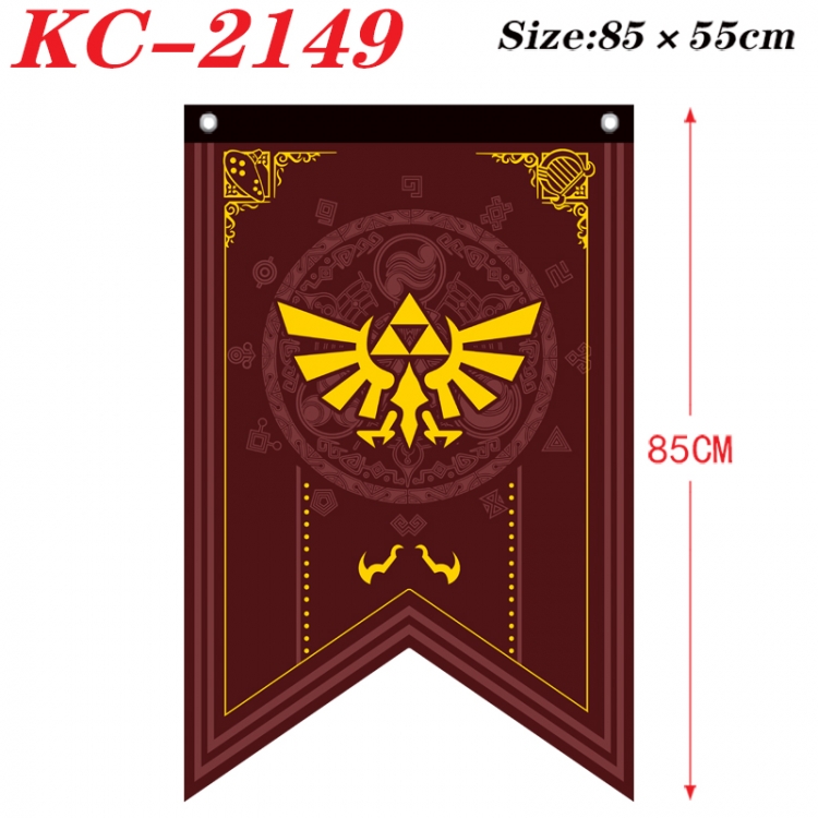 The Legend of Zelda Anime Split Flag bnner Prop 85x55cm KC-2149