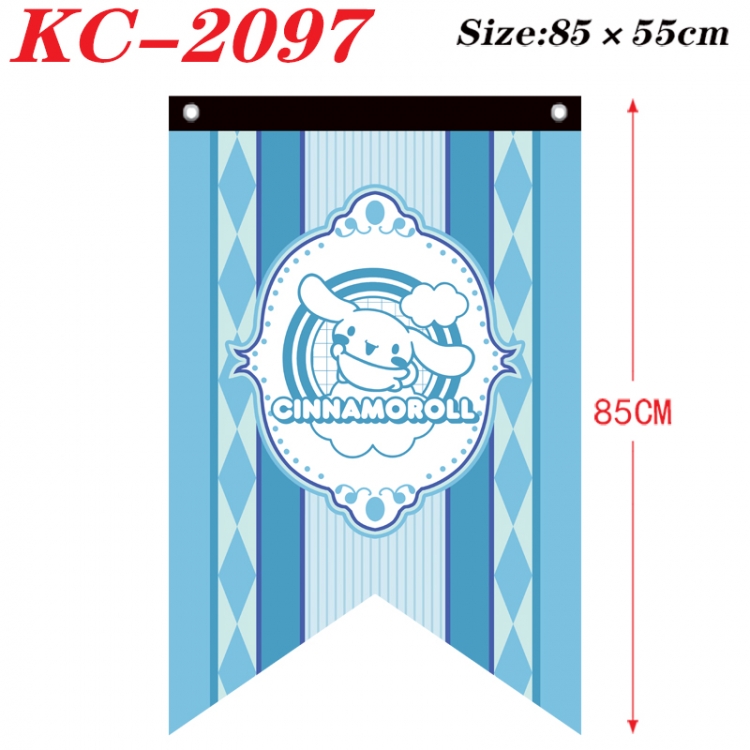 Sanrio Anime Split Flag bnner Prop 85x55cm  KC-2097