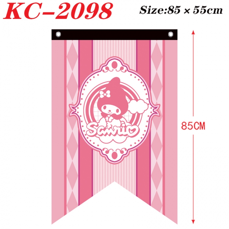 Sanrio Anime Split Flag bnner Prop 85x55cm KC-2098