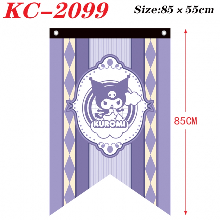 Sanrio Anime Split Flag bnner Prop 85x55cm  KC-2099