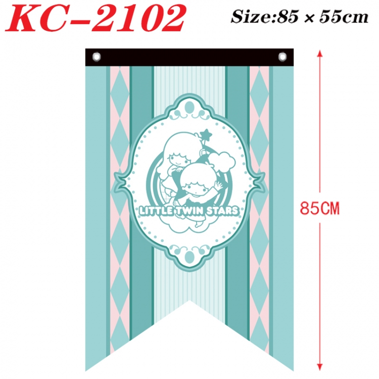 Sanrio Anime Split Flag bnner Prop 85x55cm KC-2102