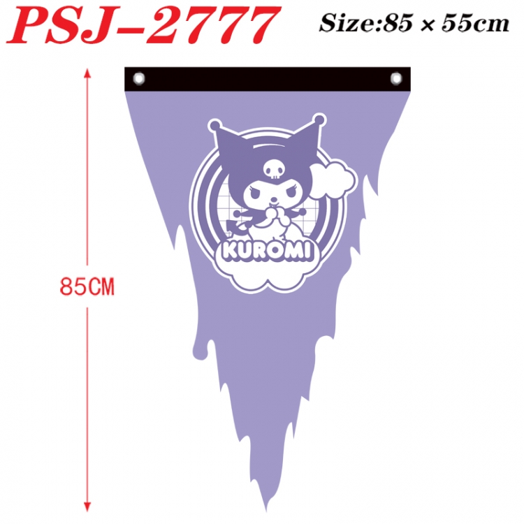 Sanrio Anime Surrounding Triangle bnner Prop Flag 85x55cm  PSJ-2777