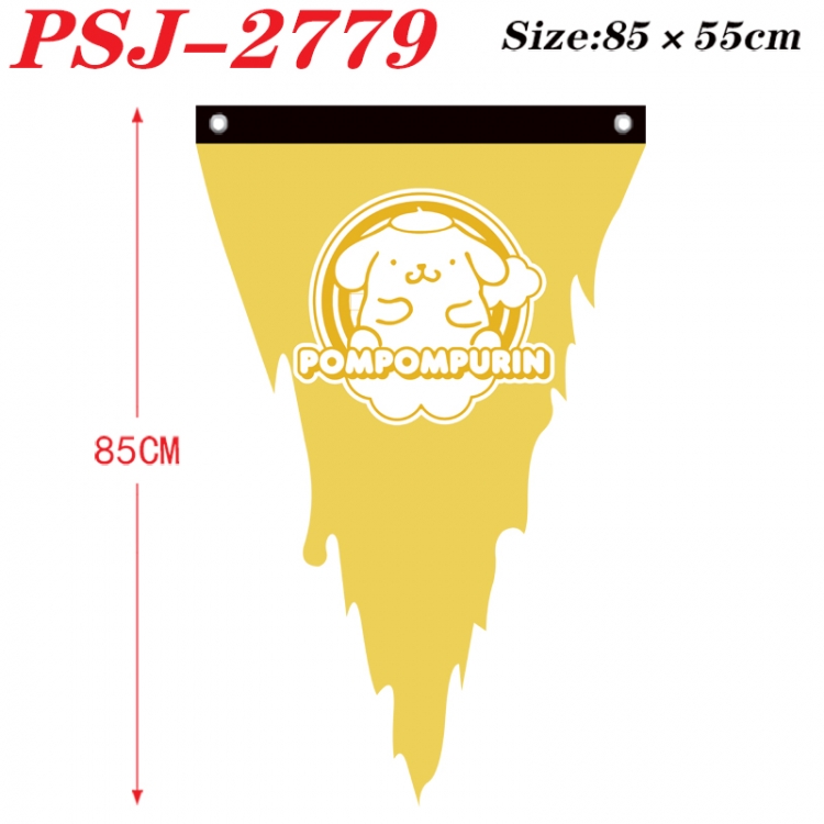 Sanrio Anime Surrounding Triangle bnner Prop Flag 85x55cm PSJ-2779
