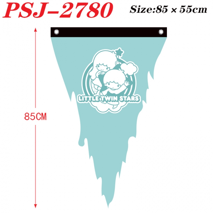 Sanrio Anime Surrounding Triangle bnner Prop Flag 85x55cm PSJ-2780