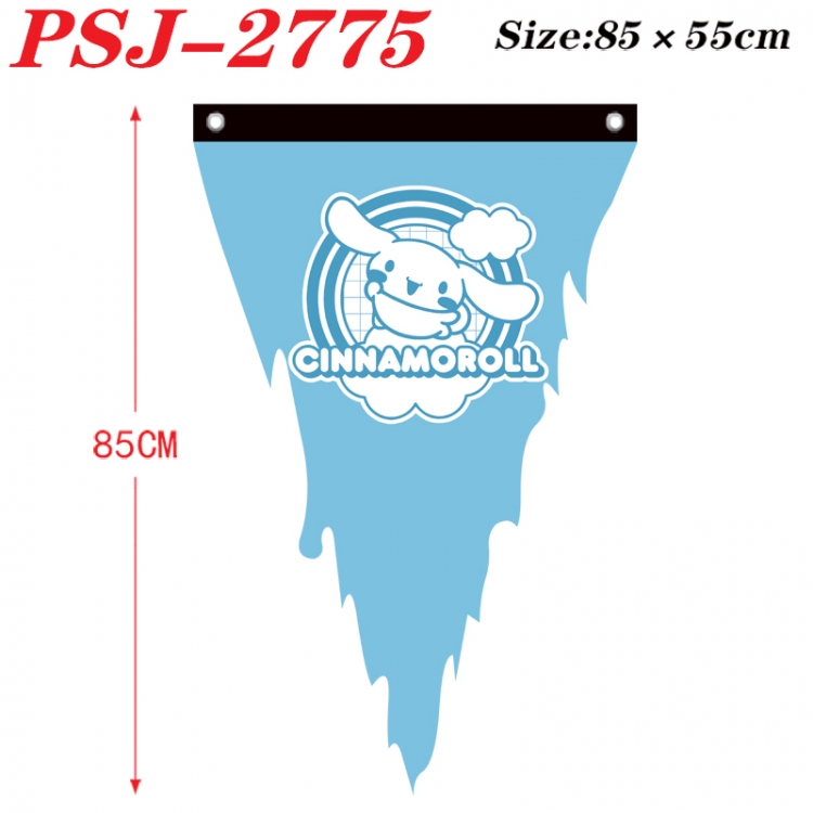 Sanrio Anime Surrounding Triangle bnner Prop Flag 85x55cm  PSJ-2775