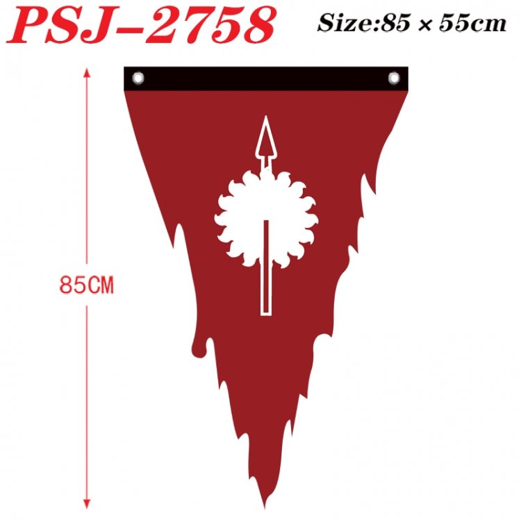Game of Thrones Anime Surrounding Triangle bnner Prop Flag 85x55cm PSJ-2758