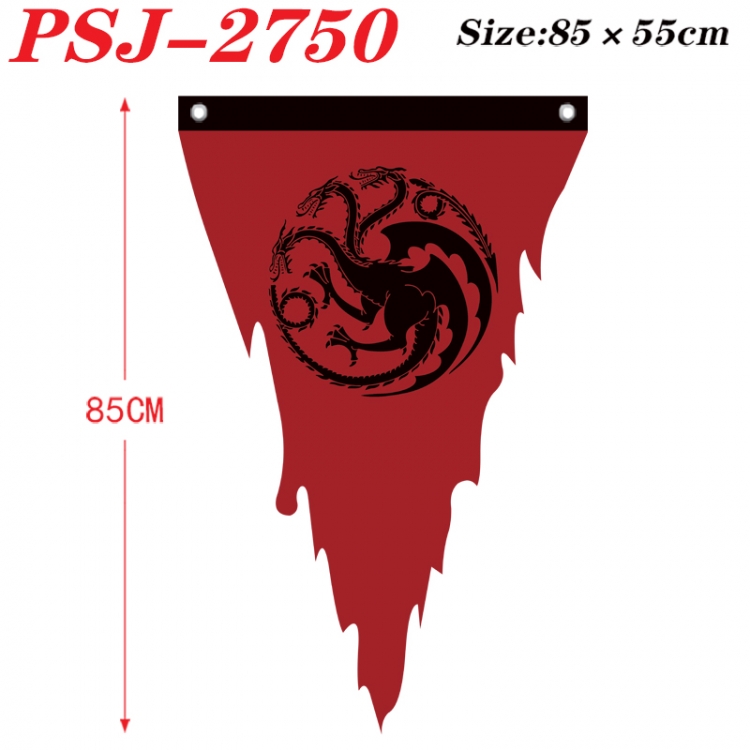 Game of Thrones Anime Surrounding Triangle bnner Prop Flag 85x55cm PSJ-2750