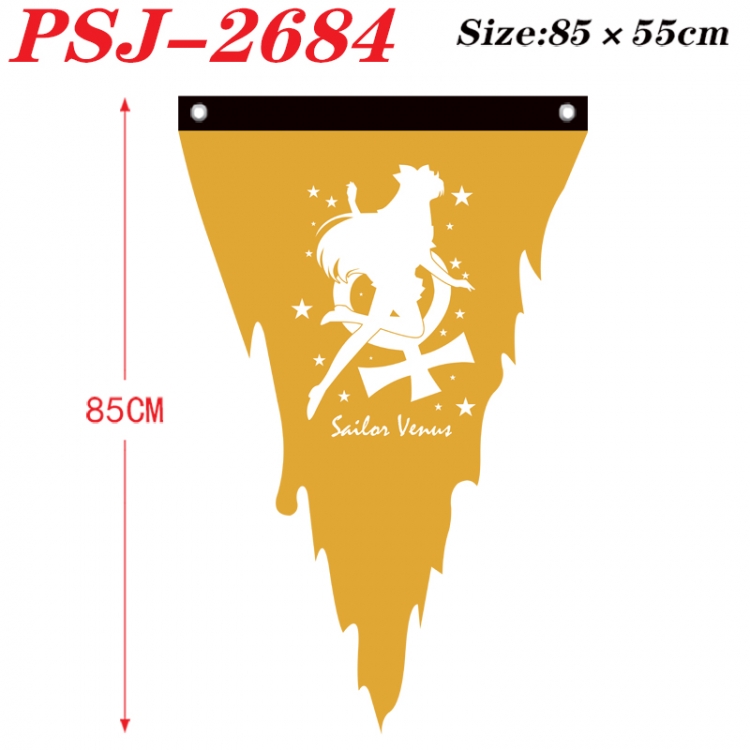 sailormoon Anime Surrounding Triangle bnner Prop Flag 85x55cm PSJ-2684