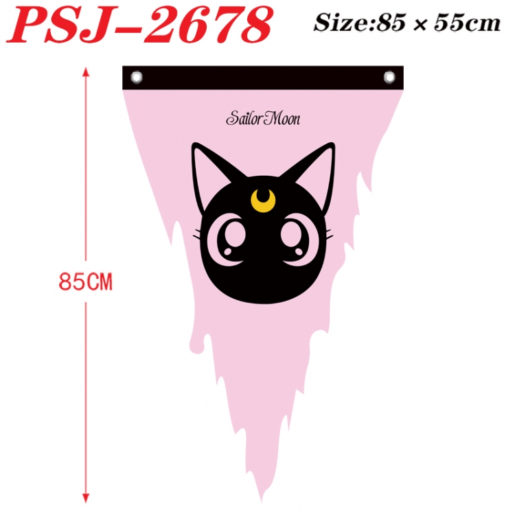 sailormoon Anime Surrounding Triangle bnner Prop Flag 85x55cm PSJ-2678