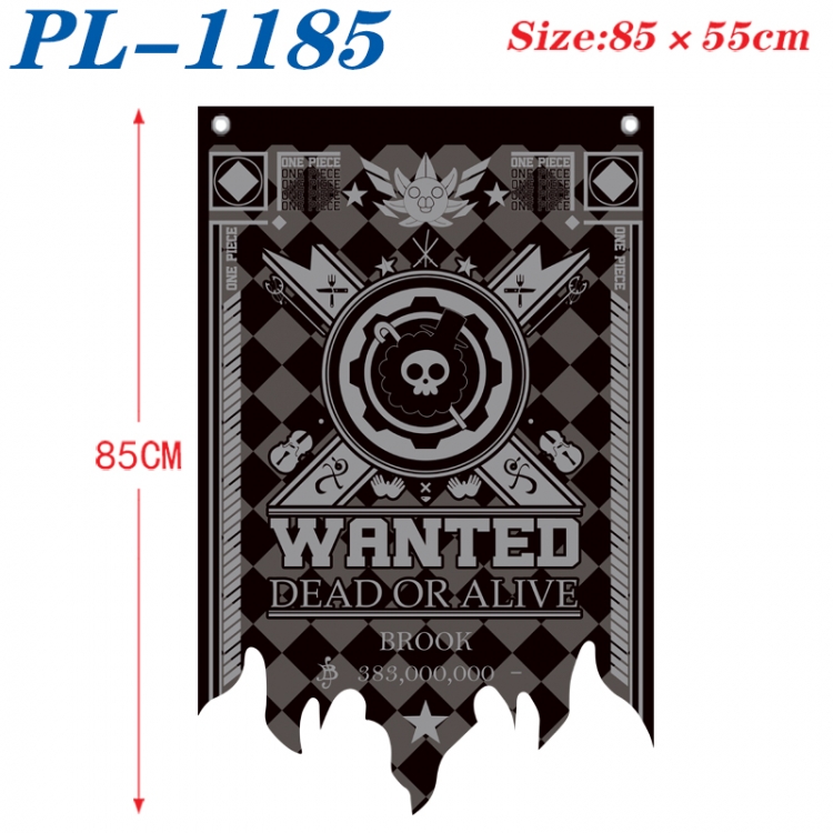 One Piece Anime surrounding tattered bnner vintage flag 85x55cm  PL-1185