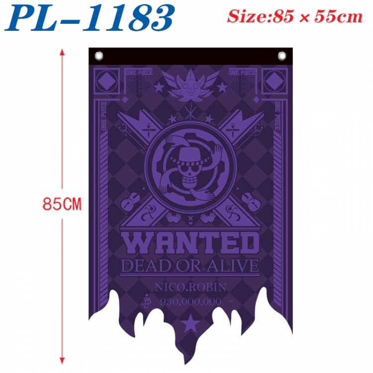 One Piece Anime surrounding tattered bnner vintage flag 85x55cm PL-1183