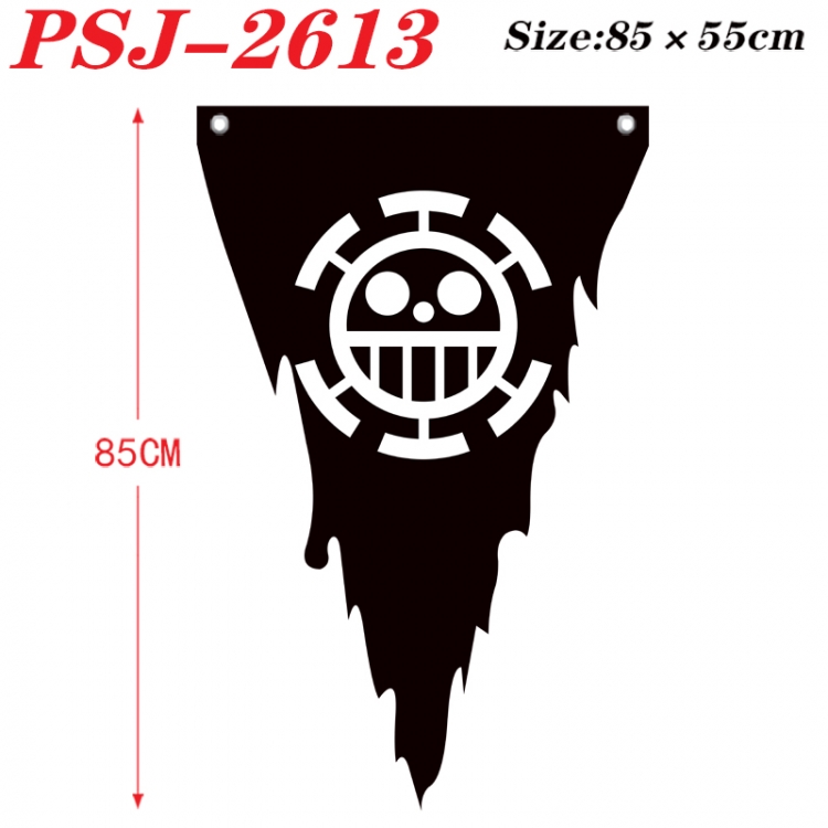 One Piece Anime Surrounding Triangle bnner Prop Flag 85x55cm PSJ-2613