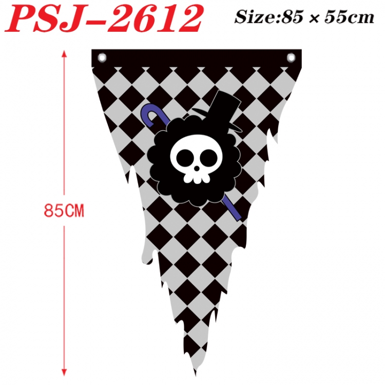 One Piece Anime Surrounding Triangle bnner Prop Flag 85x55cm PSJ-2612