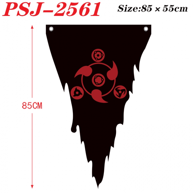 Naruto Anime Surrounding Triangle bnner Prop Flag 85x55cm  PSJ-2561