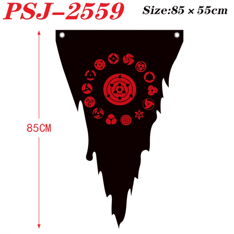 Naruto Anime Surrounding Triangle bnner Prop Flag 85x55cm PSJ-2559