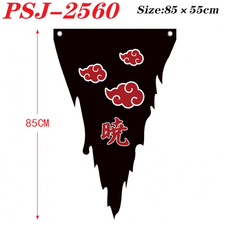 Naruto Anime Surrounding Triangle bnner Prop Flag 85x55cm PSJ-2560