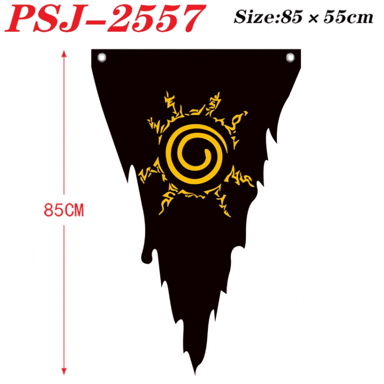 Naruto Anime Surrounding Triangle bnner Prop Flag 85x55cm PSJ-2557