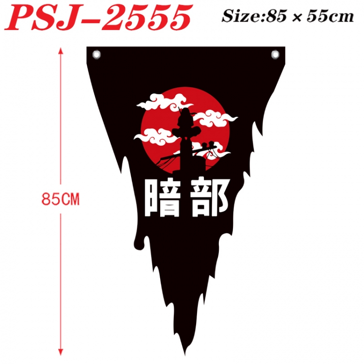 Naruto Anime Surrounding Triangle bnner Prop Flag 85x55cm  PSJ-2555