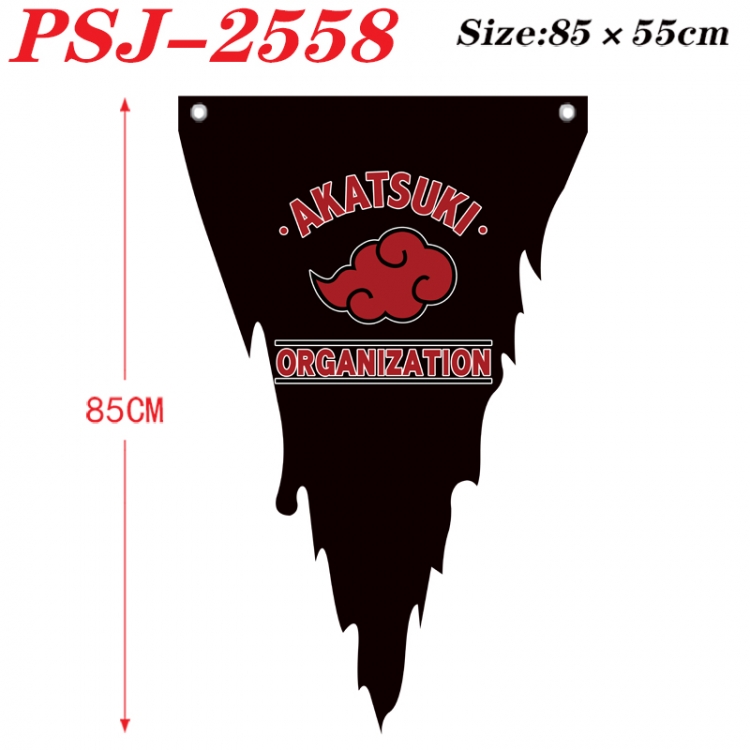Naruto Anime Surrounding Triangle bnner Prop Flag 85x55cm PSJ-2558