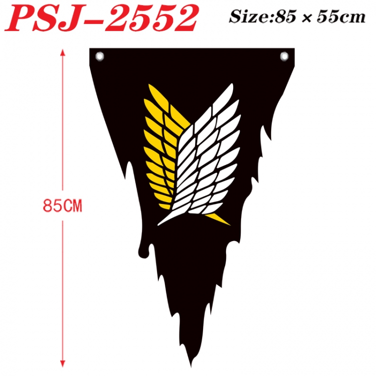 Shingeki no Kyojin Anime Surrounding Triangle bnner Prop Flag 85x55cm PSJ-2552