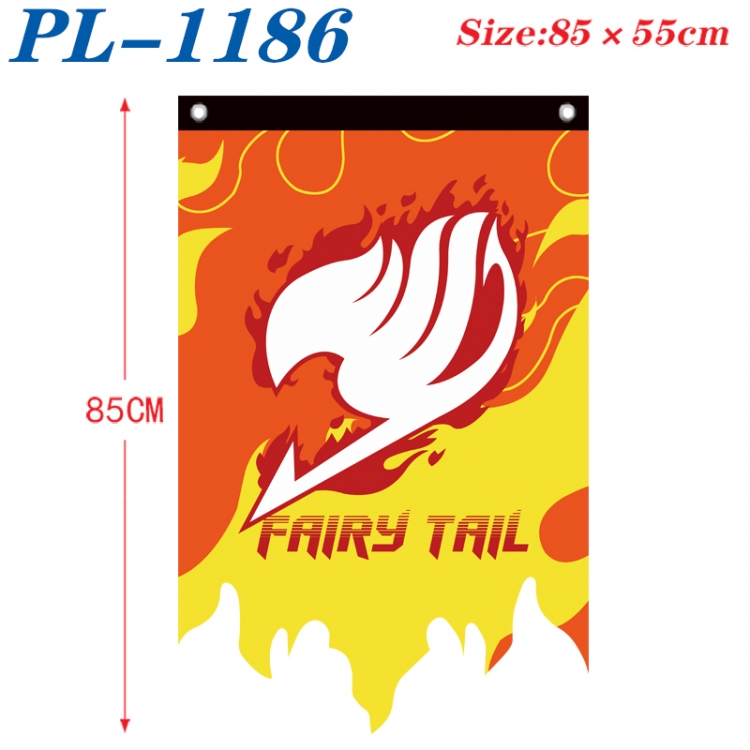 Fairy tail Anime surrounding tattered bnner vintage flag 85x55cm PL-1186