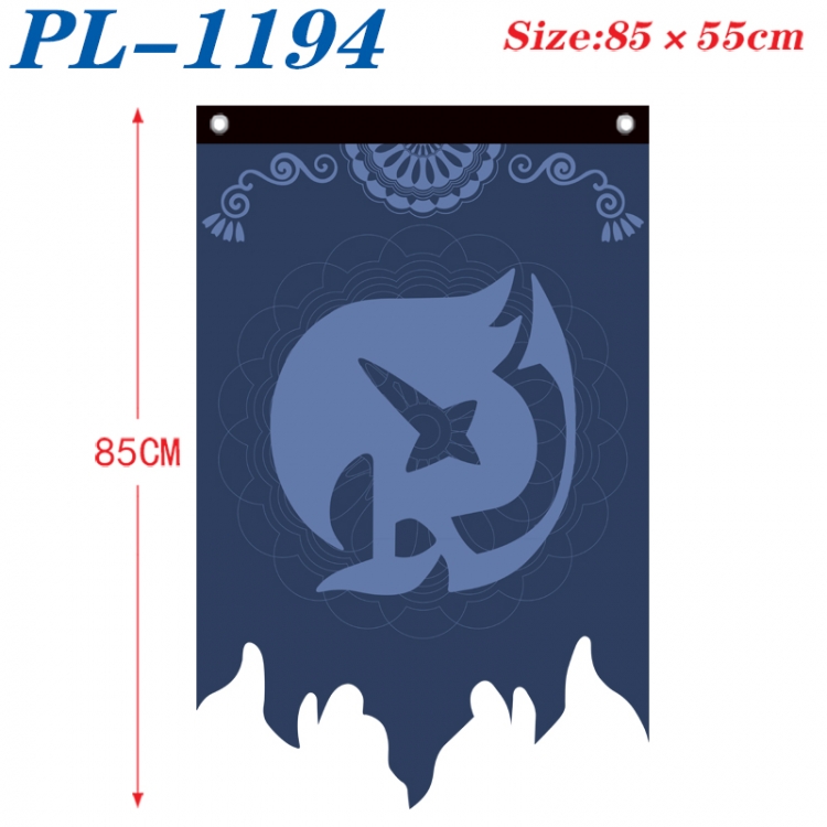Fairy tail Anime surrounding tattered bnner vintage flag 85x55cm PL-1194