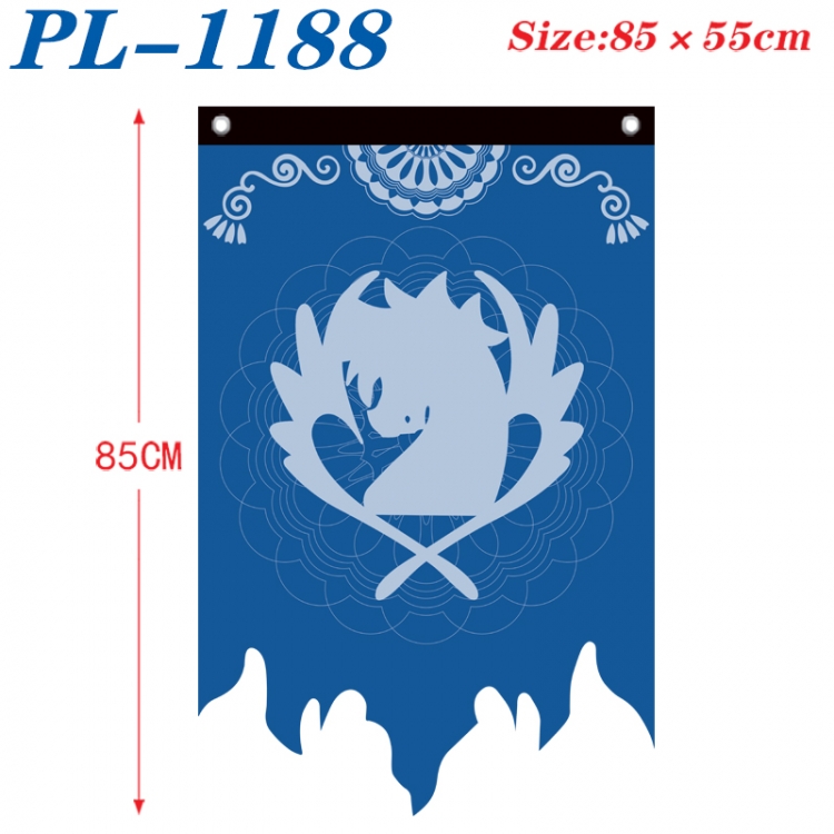 Fairy tail Anime surrounding tattered bnner vintage flag 85x55cm  PL-1188