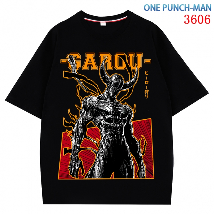 One Punch Man  Anime Pure Cotton Short Sleeve T-shirt Direct Spray Technology from S to 4XL CMY-3606-2