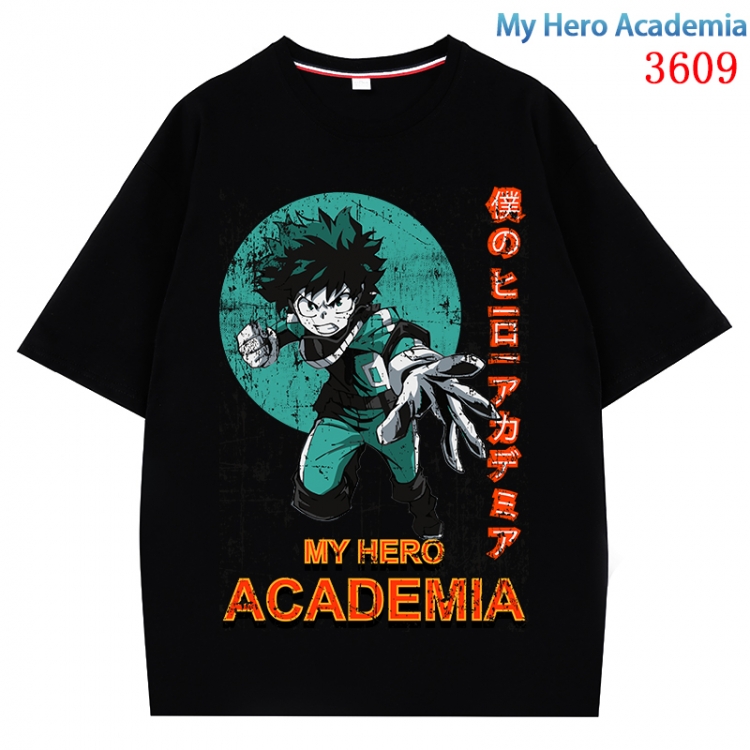 My Hero Academia  Anime Pure Cotton Short Sleeve T-shirt Direct Spray Technology from S to 4XL CMY-3609-2