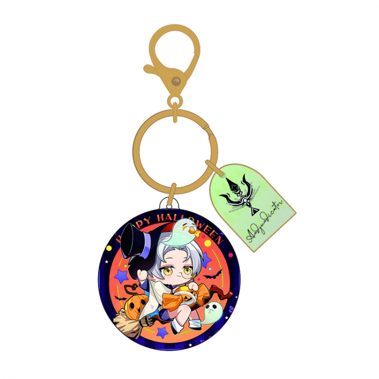 Tears of Themis Halloween Golden Lobster Chain Interlayer Keychain Pendant price for 5 pcs
