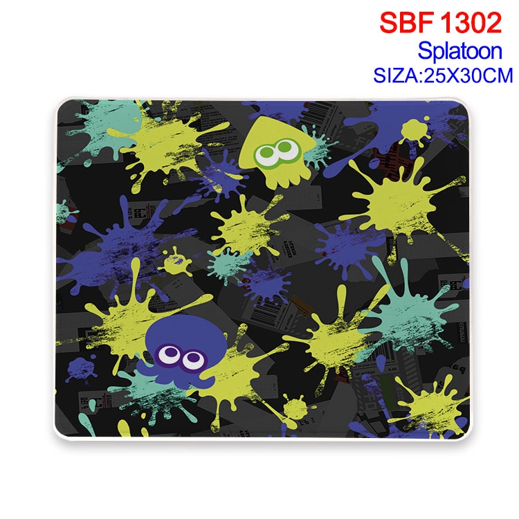 Splatoon Anime peripheral edge lock mouse pad 25X30cm SBF-1302-2