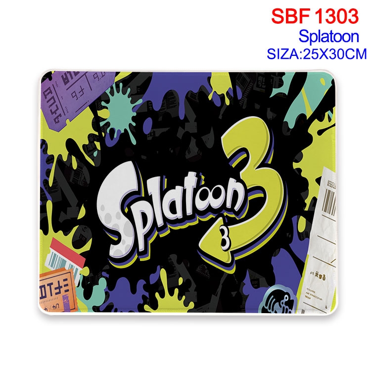 Splatoon Anime peripheral edge lock mouse pad 25X30cm  SBF-1303-2