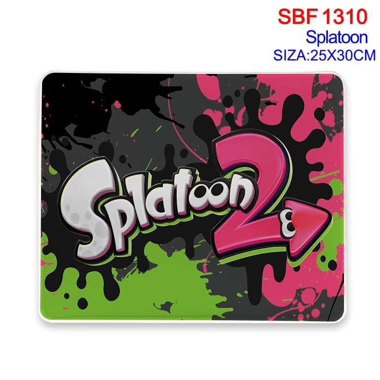 Splatoon Anime peripheral edge lock mouse pad 25X30cm SBF-1310-2