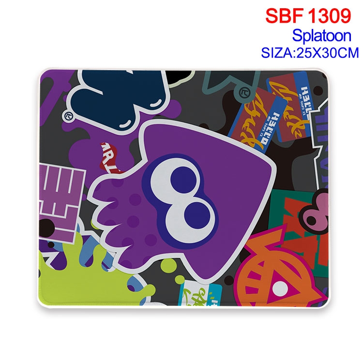 Splatoon Anime peripheral edge lock mouse pad 25X30cm SBF-1309-2