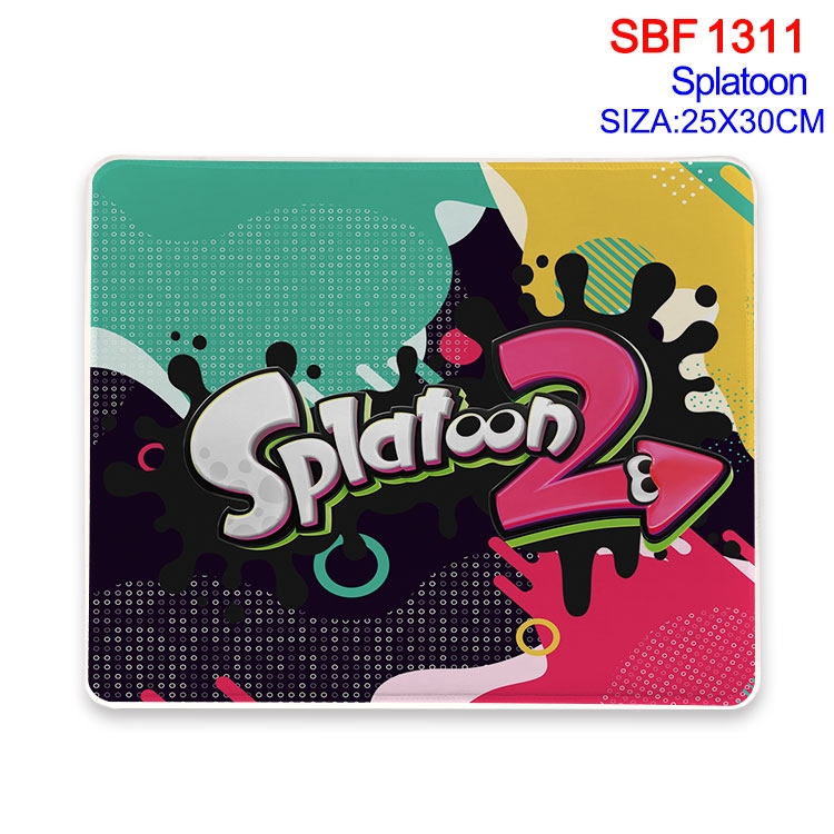 Splatoon Anime peripheral edge lock mouse pad 25X30cm SBF-1311-2