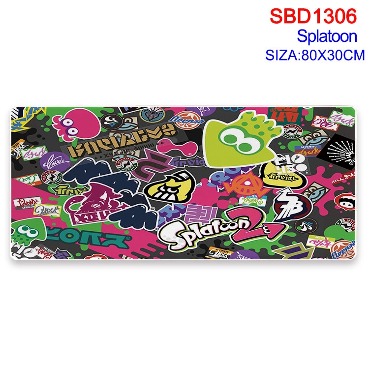 Splatoon Anime peripheral edge lock mouse pad 80X30cm SBD-1306-2