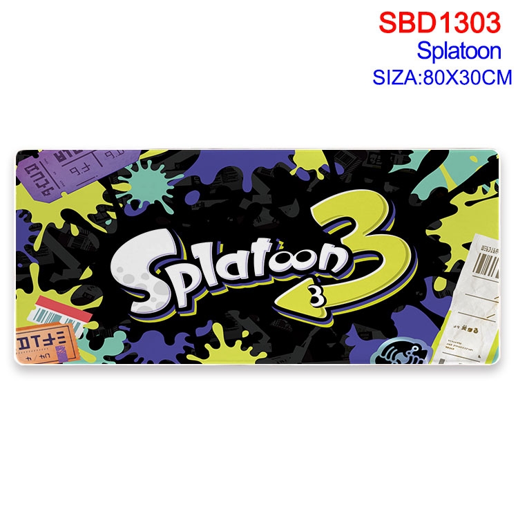 Splatoon Anime peripheral edge lock mouse pad 80X30cm SBD-1303-2