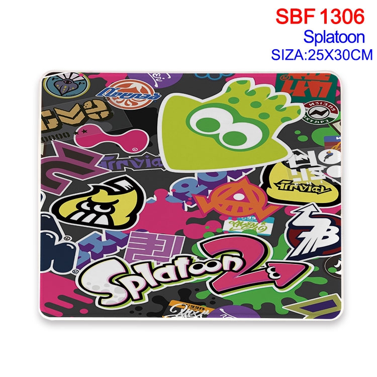 Splatoon Anime peripheral edge lock mouse pad 25X30cm SBF-1306-2