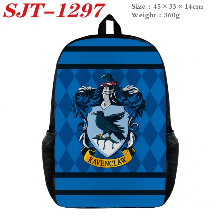Harry Potter Anime nylon canvas backpack student backpack 45x33x14cm SJT-1297