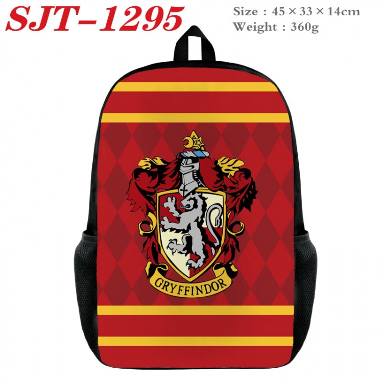 Harry Potter Anime nylon canvas backpack student backpack 45x33x14cm SJT-1295