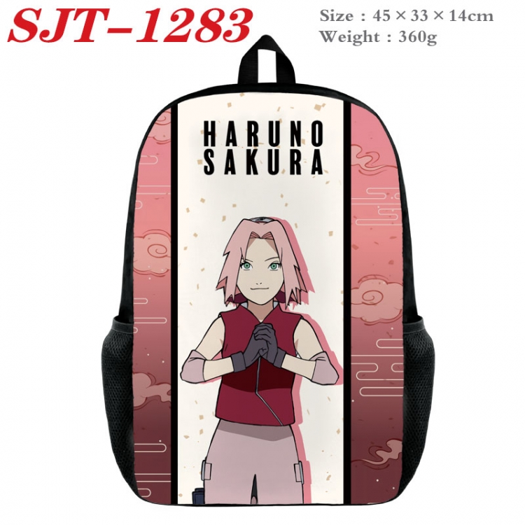 Naruto Anime nylon canvas backpack student backpack 45x33x14cm  SJT-1283